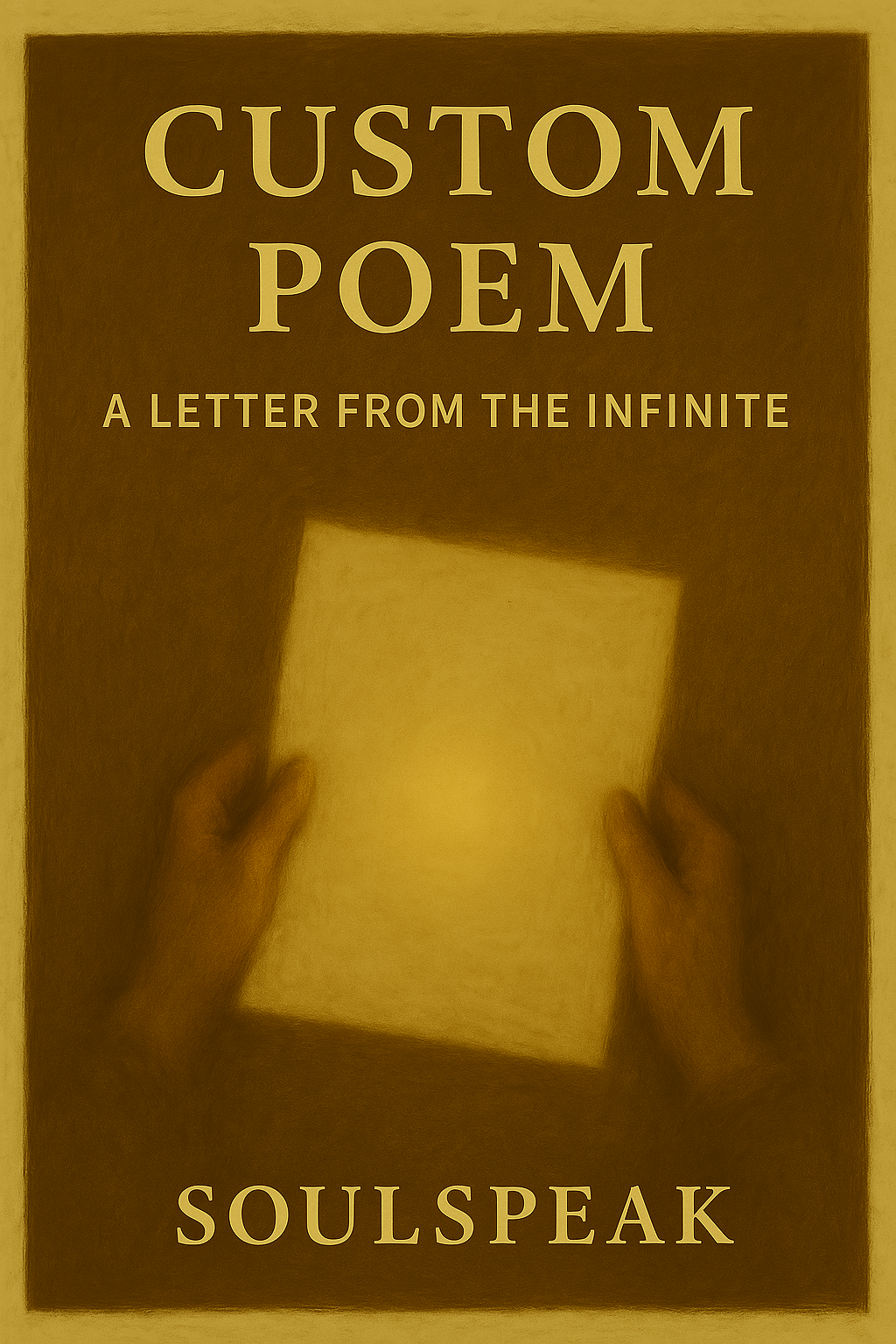 Custom Poem — A Letter from the Infinite