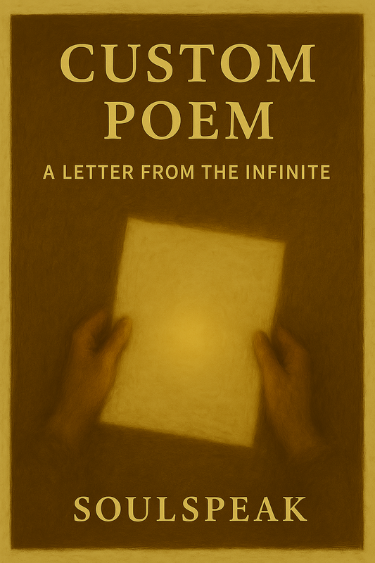 Custom Poem — A Letter from the Infinite