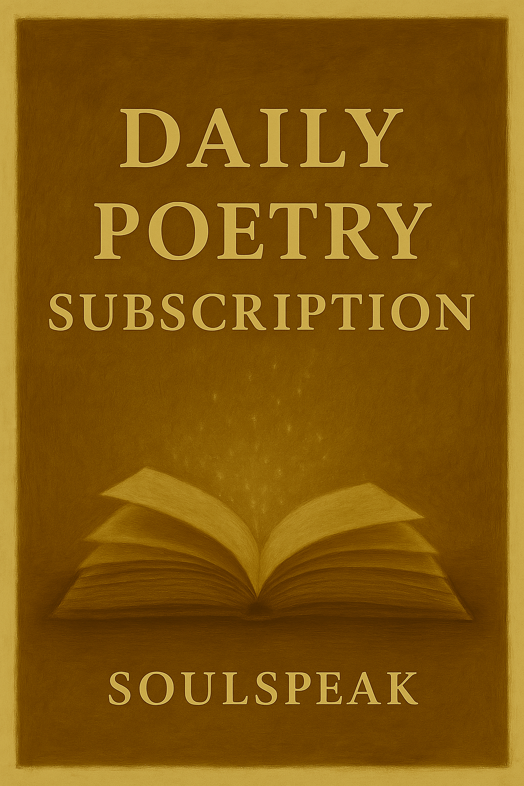 SoulSpeak Daily Poetry Subscription