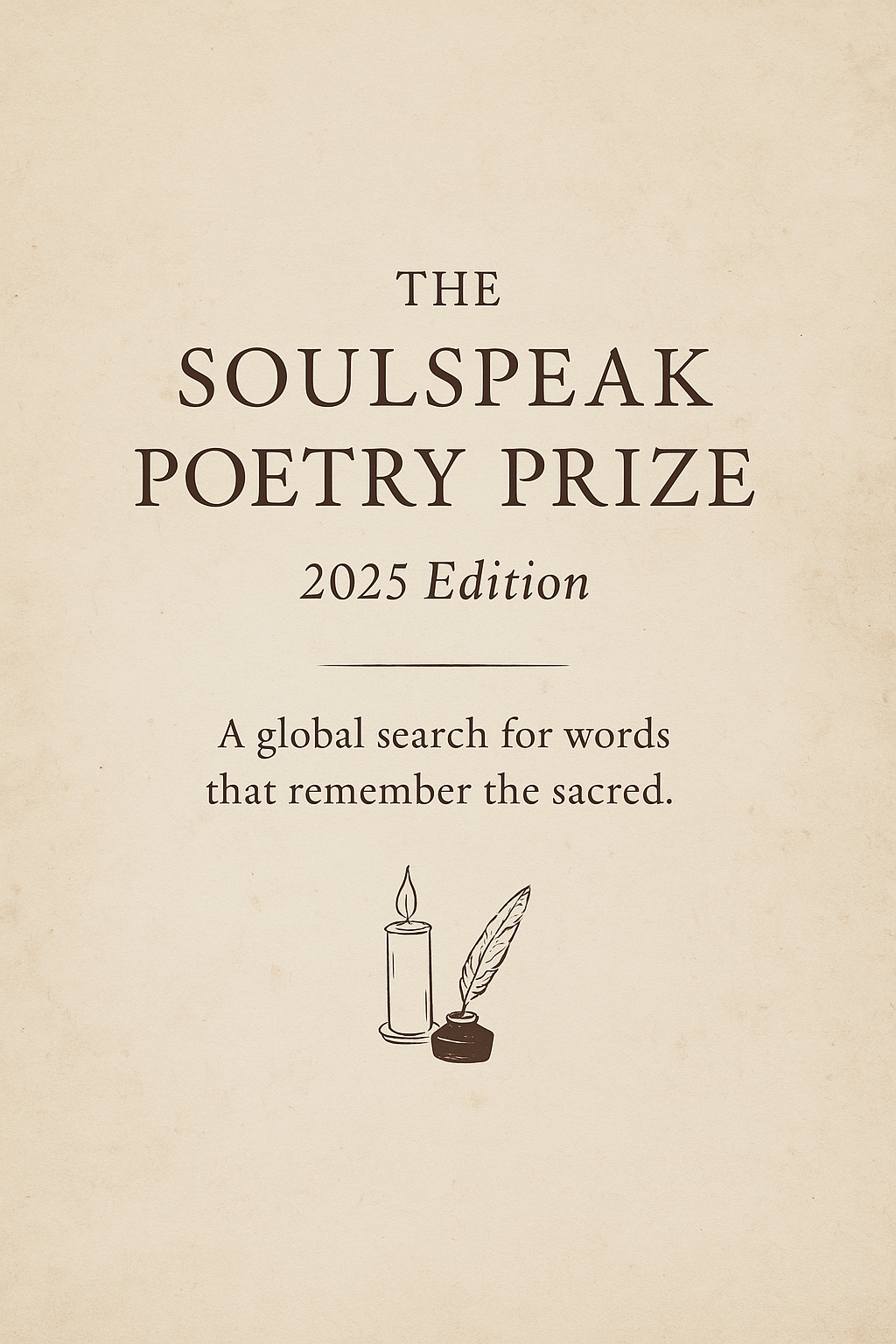 SoulSpeak Poetry Prize 2025 – Entry Ticket